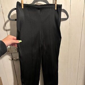 Oscar de la Renta Classic Black Straight Leg Pants